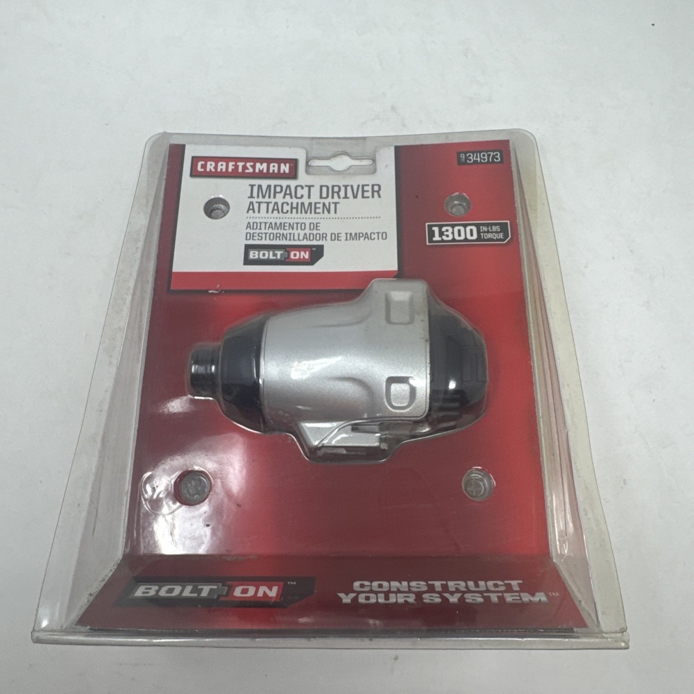 Craftsman Bolt-On Impact Driver Attachment CMCMTI 934973 NEW SEALED